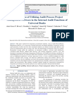 Pros and Cons of Utilizing Audit Process Project Management Software in The Internal Audit Functions of Universal Banks