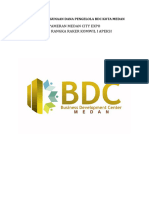 Laporan Penggunaan Dana Pengelola BDC Kota Medan