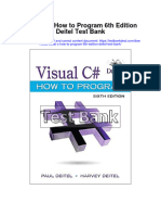 Visual C How To Program 6th Edition Deitel Test Bank