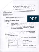 Fee Structure of 24 Self Financing Engineering Colleges-Regarding