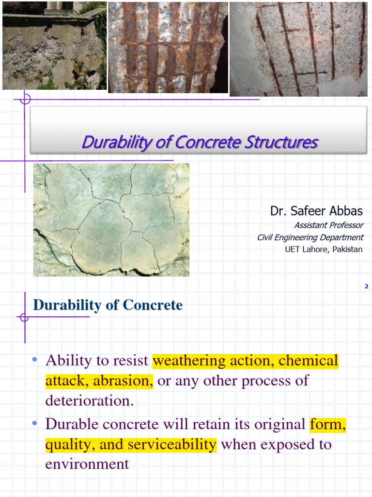 Durability of Concrete Structures | PDF