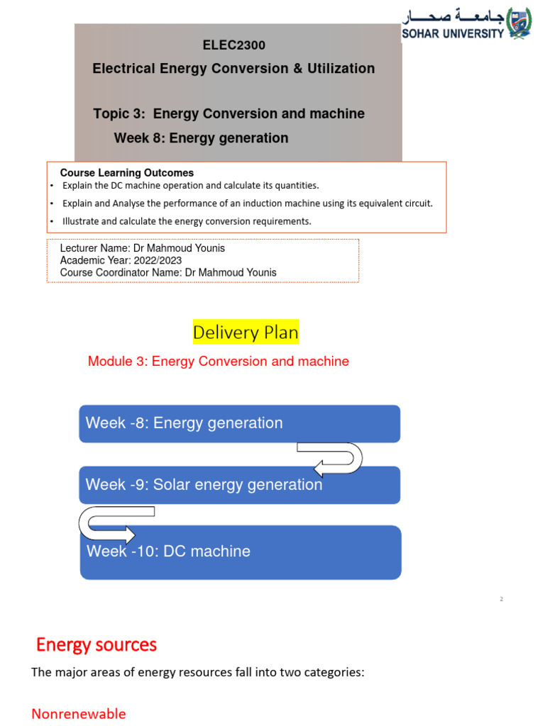 Electrical Energy Conversion Guide | PDF | Power Station | Steam