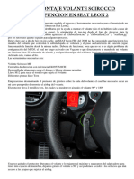 Silo - Tips - Brico Montaje Volante Scirocco Multifuncion en Seat Leon 2