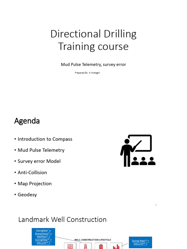 Directional Drilling Training Course Part 2 | PDF | Surveying | Metrology