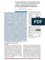 The Use of An Online Learning Management System To Assess The Performance of The Students in Trigonometry