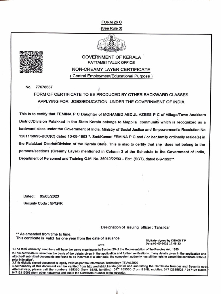 Certificate in | PDF | Justice | Crime & Violence