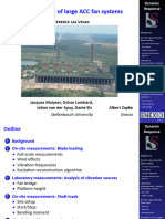 Dynamic Response of Large ACC Fan Systems