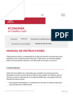 Manual de Instrucciones - Economía - Junta de Castilla y León