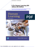 Test Bank For Human Learning 8th Edition 8th Edition