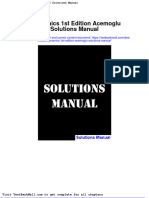 Economics 1st Edition Acemoglu Solutions Manual