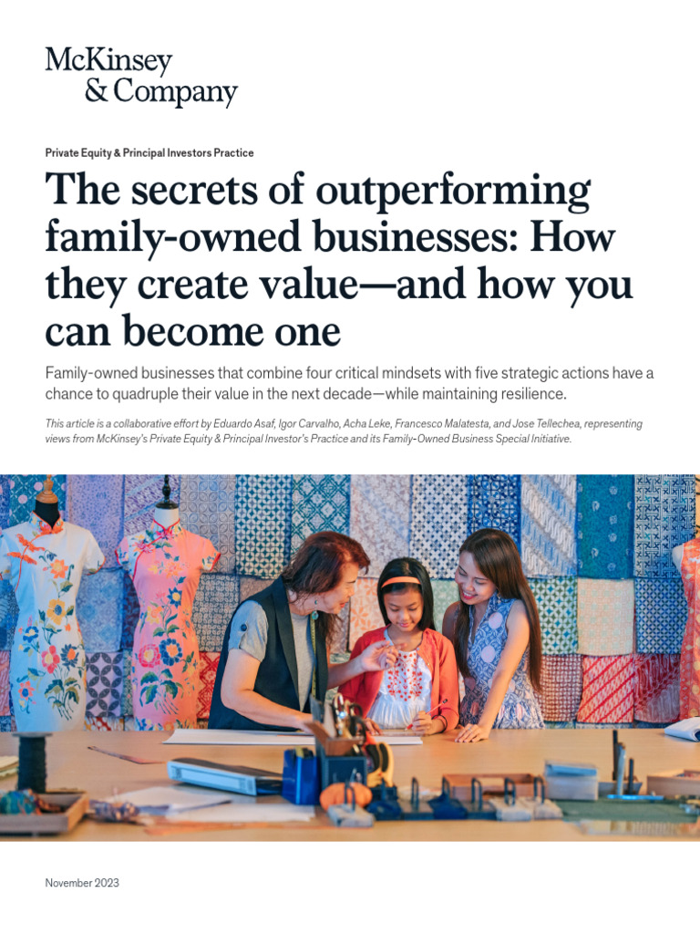 The Secrets of Outperforming Family Owned Businesses How They Create ...
