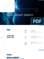 (PHY) Chapter 4 - Mass, Weight, Density