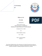 Highway Lab. CE-444L: Jordan University of Science and Technology Faculty of Engineering Civil Engineering Department