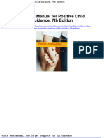 Solution Manual For Positive Child Guidance 7th Edition