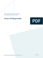 Essay Writing Style Guide 2022