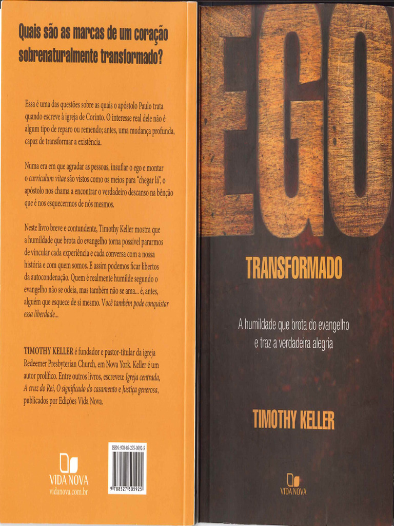 EGO TRANSFORMADO - Timothy Keller | PDF