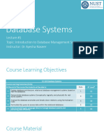 Database Systems - Lec 1