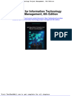 Test Bank For Information Technology Project Management 8th Edition