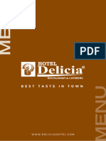 Delicia Menu