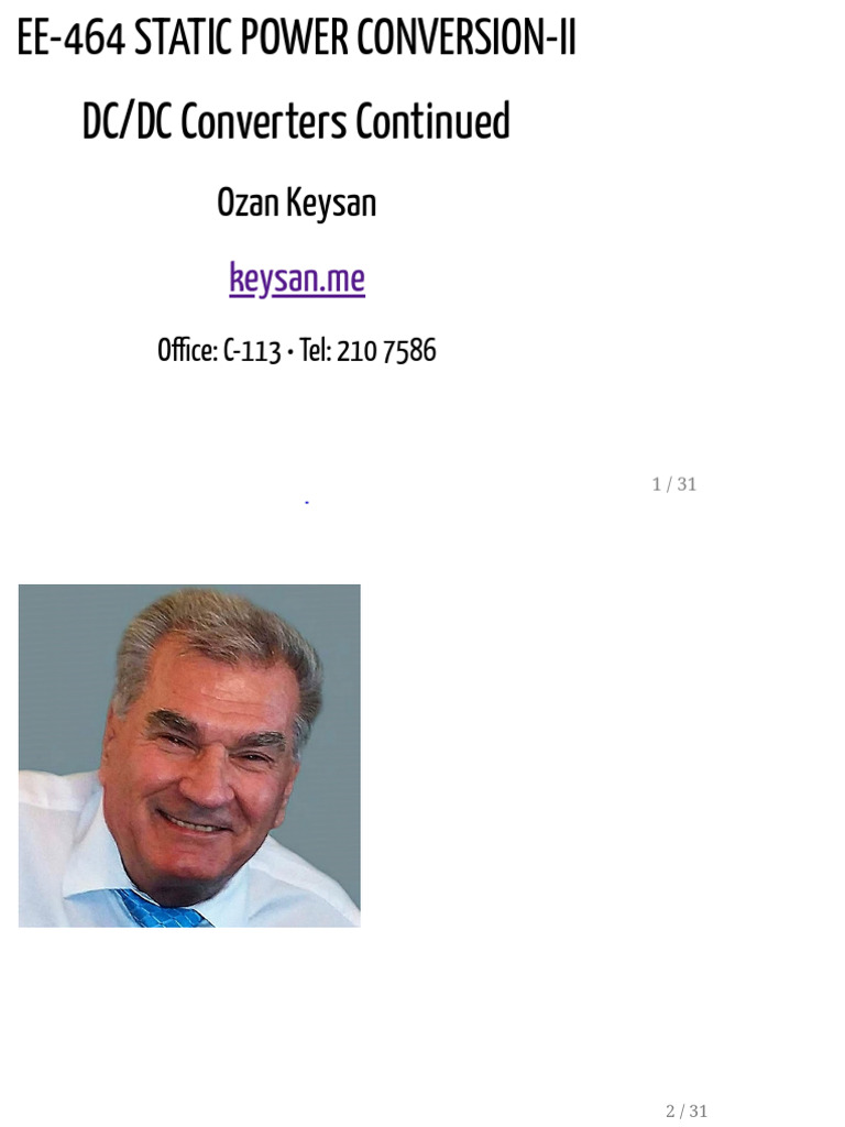 DCDC Converters Continued Annotated PDF Power Engineering