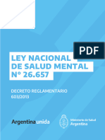 Ley Nacional de Salud Mental 26.657