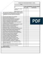 Check List Plano de Manuteção Cavalo