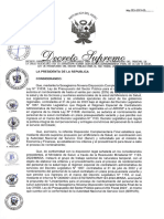 Decreto Supremo N°015-2023-SA