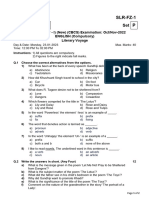 BSC Question Paper 1