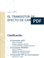 El transistor de efecto de campo: tipos, características y aplicaciones