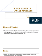 Role of Banks in Financial Markets