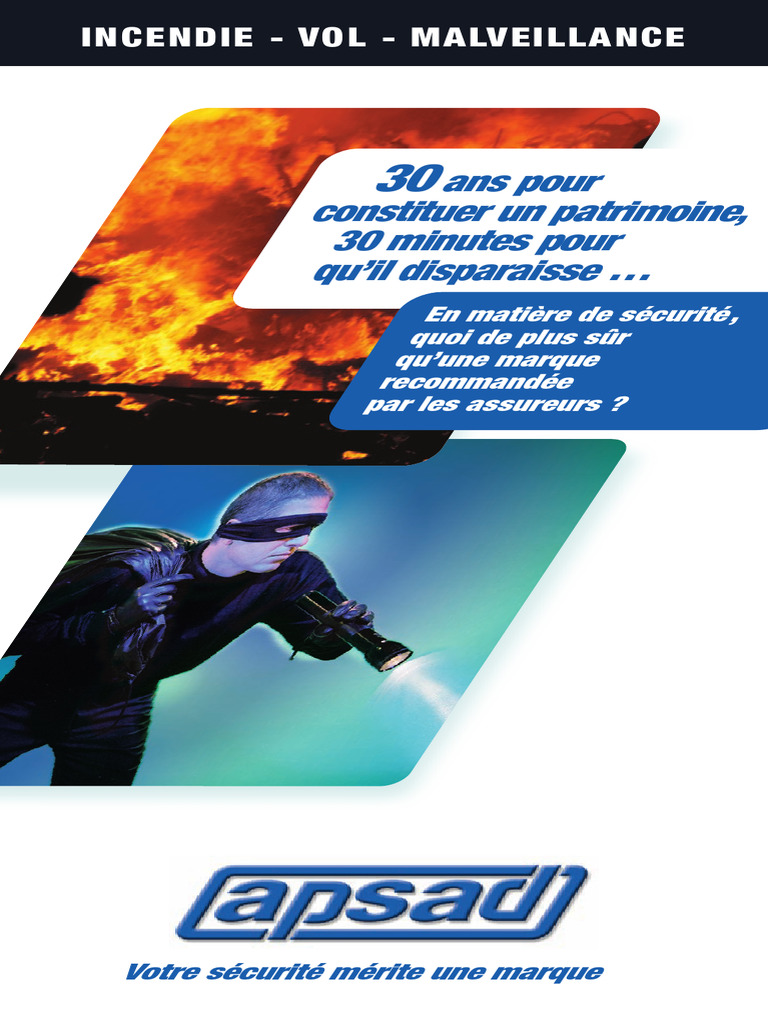 Certification APSAD : Sécurité garantie | PDF | Sécurité | Assurance