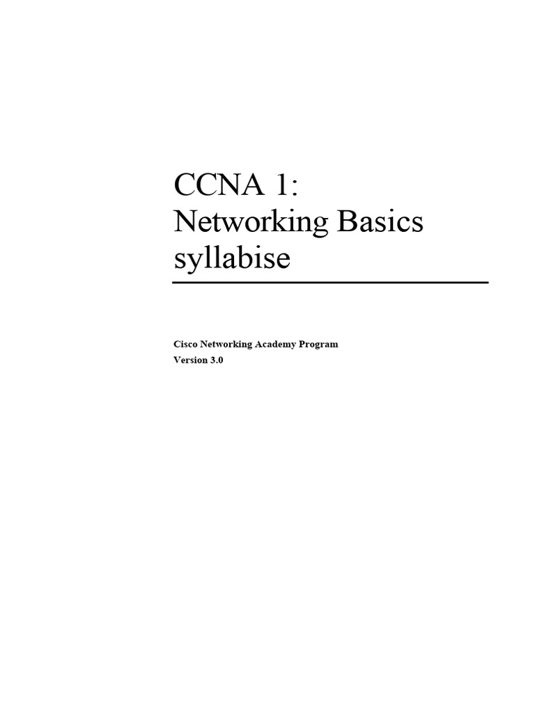 CCNA Preparation 200-301 Part 6 | PDF | Computer Network | Internet ...