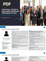 Java Full Satck & Mulesoft Profiles - Capgemini - 12292023