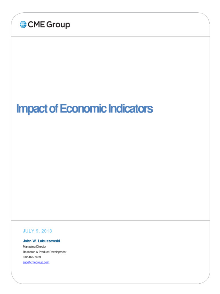 Impact of Economic Indicators PDF