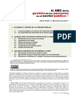 Ffffflectura Obligatoria (FORO) Modulo II - Texto Obligatorio 3 - El ABC de La Gestión de Las Personas en El Sector Público