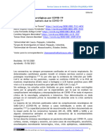 Complicaciones Neurológicas Por COVID-19