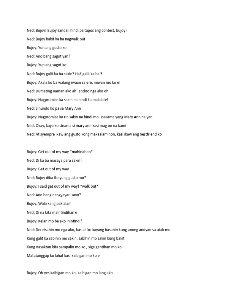 Labs Kita Okey Ka Lang Script PDF