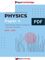 Physics 9702 Paper 4 - Capacitance