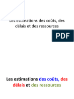 Estimation Des Coüts Et Delais