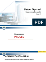 Sesi 3 Manajemen Proses II