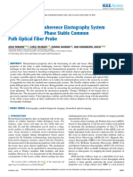 Portable Optical Coherence Elastography System With Flexible and Phase Stable Common Path Optical Fiber Probe