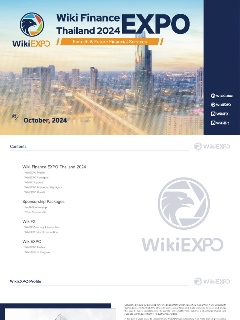 Wiki Finance Expo Thailand 2024 Overview | PDF | Linked In | Chinese  Language