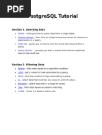 Basic PostgreSQL Tutorial