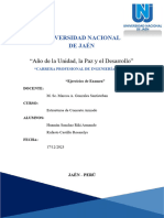 Examen de La Universidad Nacional de Jaén - de Diseño de Estructuras de Concreto Armado