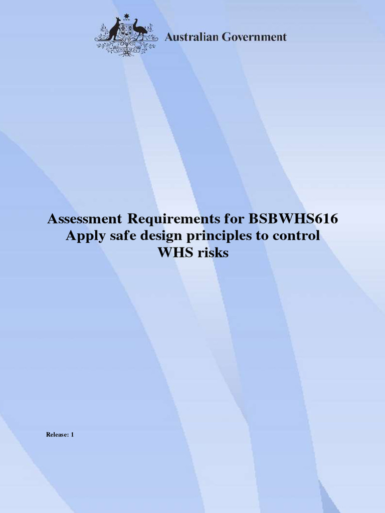 Safe Design Principles for WHS Risks | PDF