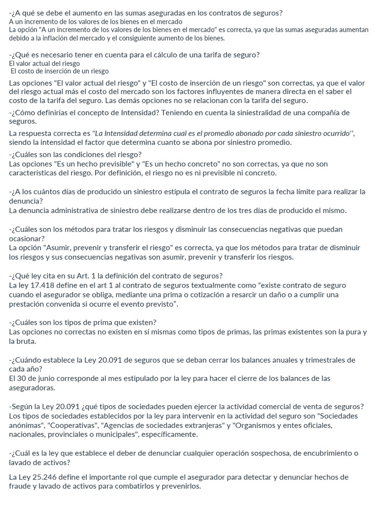 Aumento de Sumas Aseguradas y Riesgos en Seguros | PDF | Seguro | Reaseguro