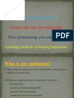 Concept of Job Satisfaction