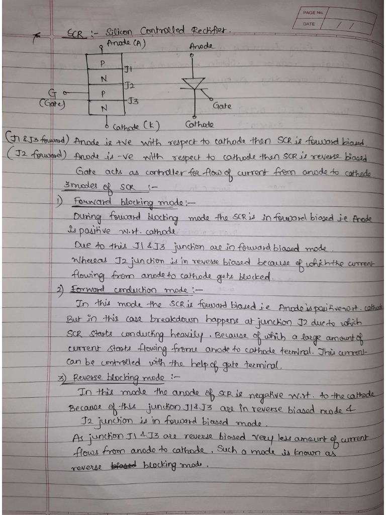 Power Electronics Module 1 PDF