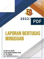 Buku Laporan Guru Bertugas Mingguan