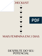 Checklist - Mais Feminina em 7 Dias! LEIDY VIEIRA DIREITOS AUTORAIS